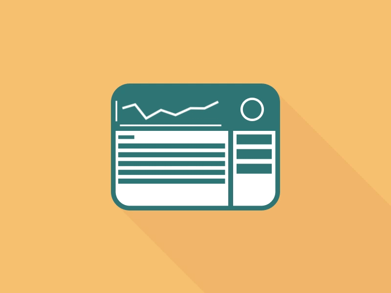 Dash Animation animation cards dashboard graph green icon kpis list view orange pie chart