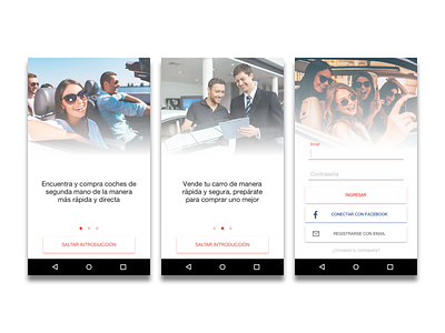 Minimal Product Tour android light login material minimal mobile producttour tour