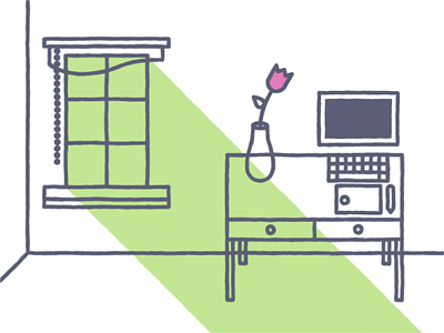 desk - wip #00 after effects being bored illustrator speed design workout
