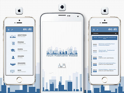📱 Conference Training Mobile App For Android & iOS android app architecture business company conference invitation ios app iphone mobile app program speakers training