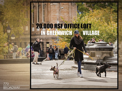 Village Life album cover brochure cover greenwich village real estate village vinyl