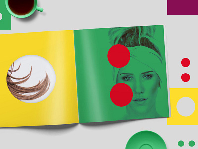 Wunderwig book booklet branding brochure fashion hair identity lookbook stationery styling trendy visual