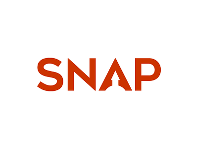 Snap fireworks logo red rocket snap