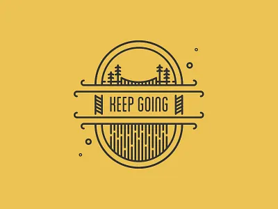 Keep Going badge encouragement keep going