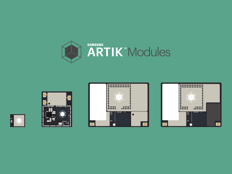 Samsung IoT boards 2d artik board chip chipset flat illustration iot samsung