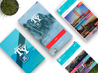 Travel Yatri internal screens app design user interface ux