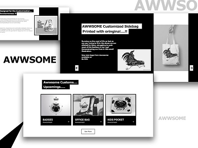 Awwsome #S I M P L E # Website Design Vol : 1 portfolio ui design ux webdesign website website design