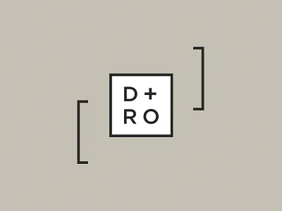 Digital Roamers Logo brand branding calligraphy cube designers digital nomads brackets logo logotype square typeface