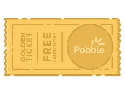 Golden Ticket borders flat flat style golden line art ticket voucher website