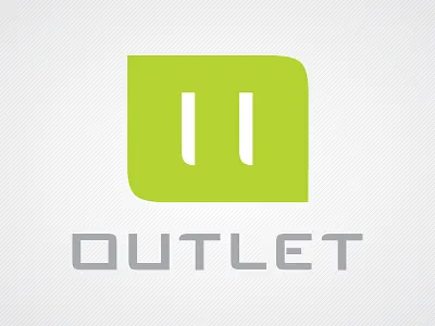 Outlet Gallery art branding design gallery good goodomen green logo mark outlet