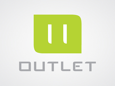 Outlet Gallery art branding design gallery good goodomen green logo mark outlet