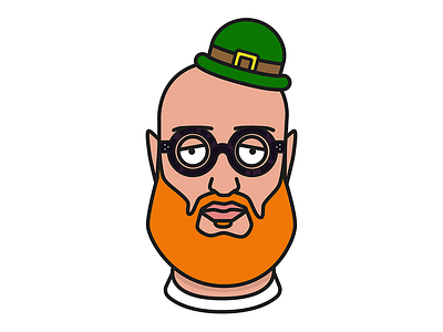 Happy St. Patrick's Day! character doodle leprechaun st patricks day vector