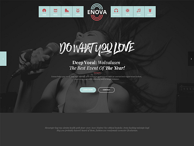 Enova black events iconic metro music stylish trendy
