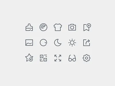 Menu icon for browser app browser camera clean fav icon menu picture refresh setting share skin