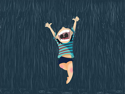 Rain characterdesign children digitalpainting illustration illustrator kid painting rainy sketch sketching visual