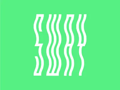 Custom Font curvy custom font sway