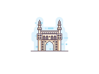 Hyderabad architecture building charminar city heritage hyderabad islamic landmark monument mosque