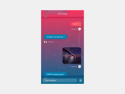 ui message view adobe art illustration illustrator interface photoshop travel ui ui design vector