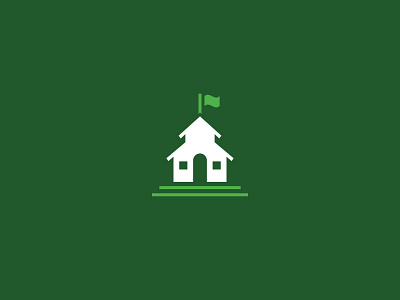 Schoolhouse icon illustration