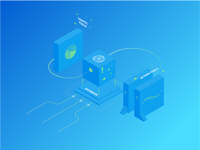 Openness Illustration design digital illustration isometric roadmap trend