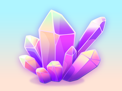 Crystals crystal illustration vector