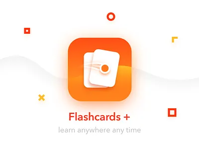 Flashcards + App Icon application flashcards icon swipe