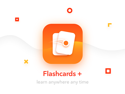 Flashcards + App Icon application flashcards icon swipe