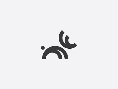 Abstract Animals Series abstract animal logo animal mark gridding minimalistic simple logo