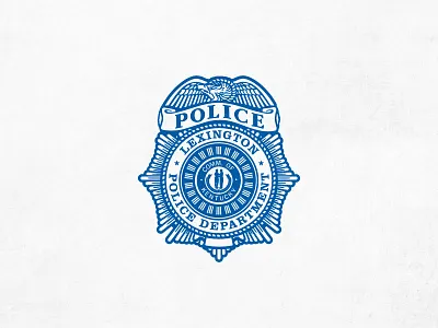 Lexington Police Badge Refinement badge campaign cops officer police recruitment