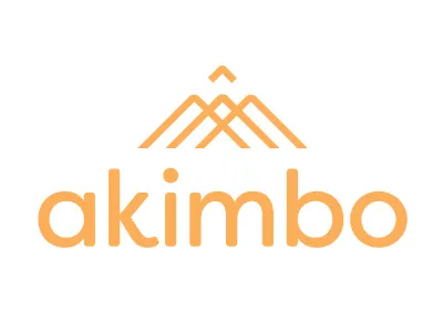 Akimbo akimbo branding concept job logo mountains