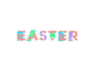 #Easter2017 easter marble pastel typography