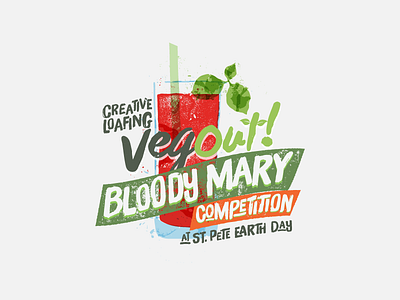 Bloody Mary bloody mary brand identity cocktail competition drink event identity lettering logo logo design st pete tampa bay type typography vector vegan vegetables vegetarian