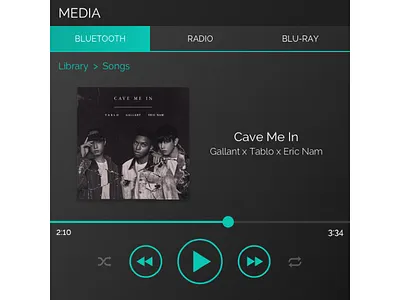 Daily UI - Car Interface dailyui ui uidesign