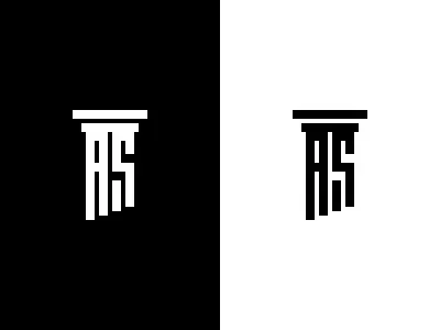 AS mark.1 as column logo logotype