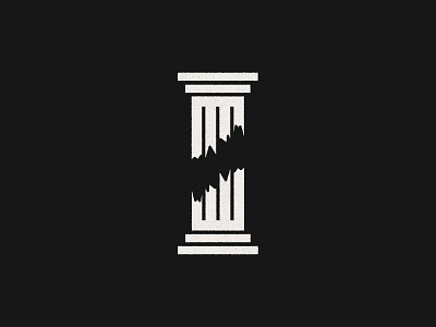 Deadhorse - Logo abstract branding broken clean deadhorse identity logo modern pillar simple