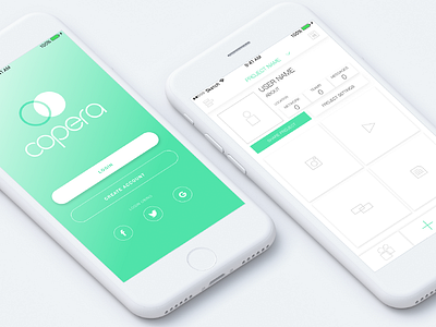 Copera Collab App design identity ios ui ux