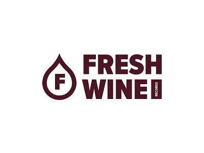 Fresh Wine Records logo mark record label