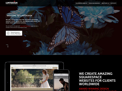 New Luntdesign WIP branding logo squarespace squarespacewebsites typography websites