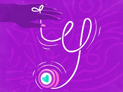 36 Days of Type - Y 36days y 36daysoftype fun graphicdesign handlettering illustratedtype lettering retrotoys type typography yoyo