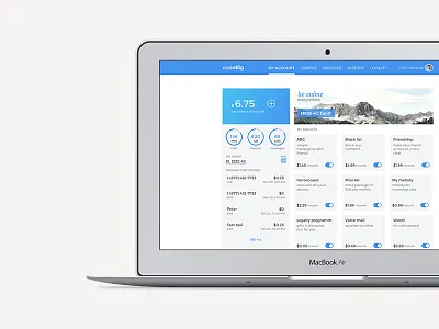 mycellio app design desktop interface site ui ux web