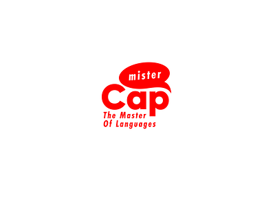 Mister Cap brand center education font identity logo logotype mister red school sign