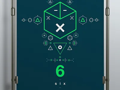 -S-I-X- 2017 365 digital freelance motivation poster postereveryday typography