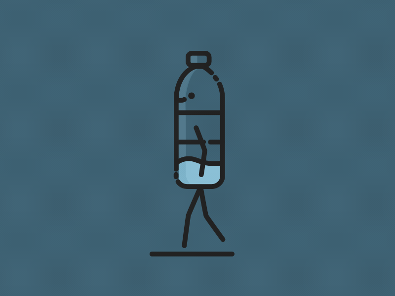 Bottleflip Olympics bottleflip cycle minimalsim run walk