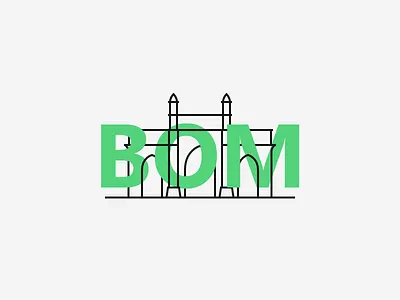 BOM bombay branding gateway of india logo mumbai