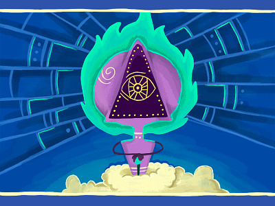 it my space... illuminati illustration space stars