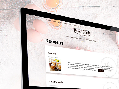 baked goods web design icon responsive web