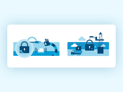 Security stories icon identity illustration lock mmaintainance preventative security stories ux visual