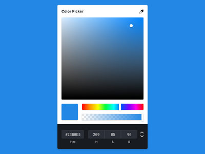 Color Picker color picker slider ui