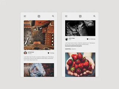 Minimalgram app creative instagram isolated minimal minimalism mobile photo unsplash ux