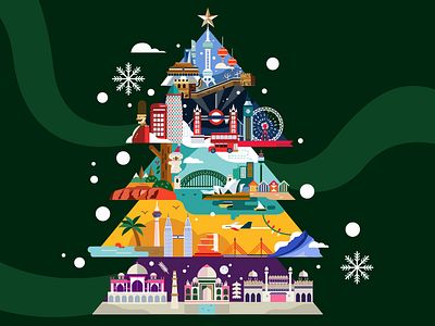 Christmas Greeting for Enrich l Malaysia Airlines christmas india kualalumpur london malaysia map melbourne shanghai travel xmas